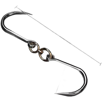 Stainless Steel Single Star Meat Hook 30cm for Beef Pork Lamb Processing