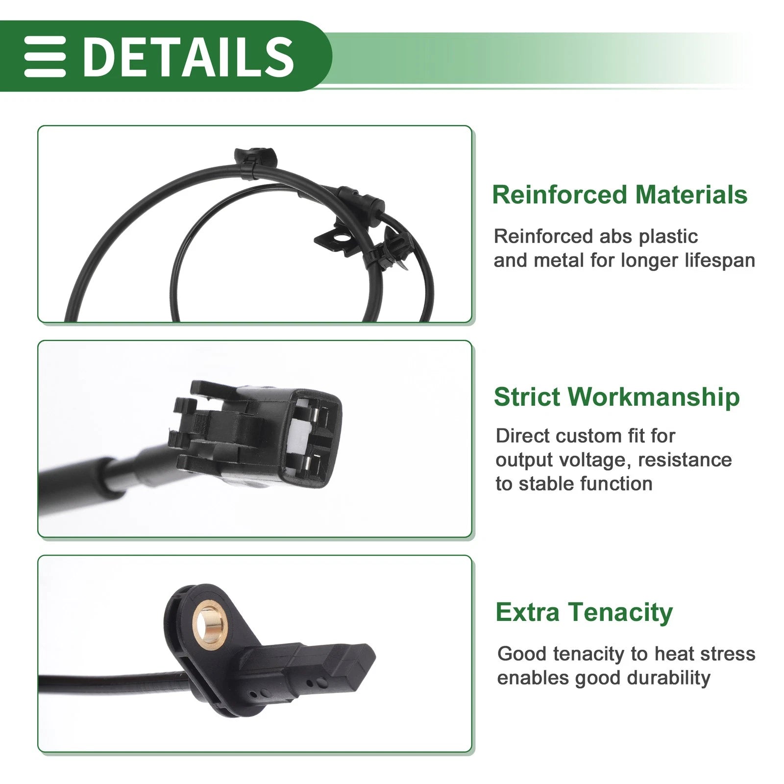 ABS Wheel Speed Sensor Replacement for Hyundai Elantra GT Left Front (2012–2019)