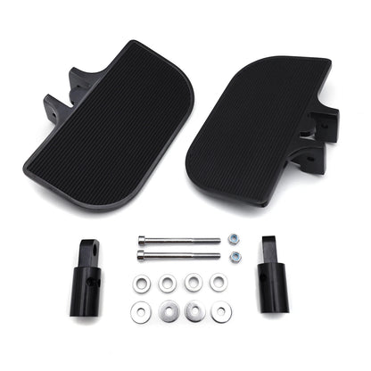 Black Floorboards for Harley Dyna Fat Bob/Low Rider/Street Bob/Super Glide (2006–2023)