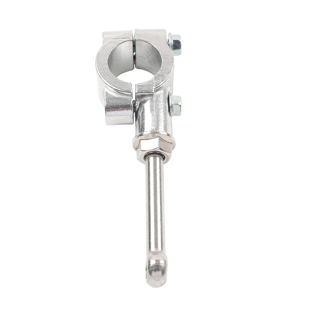 Side Stand Foot Pedal Support for Motorcycle (20-23mm) - Silver