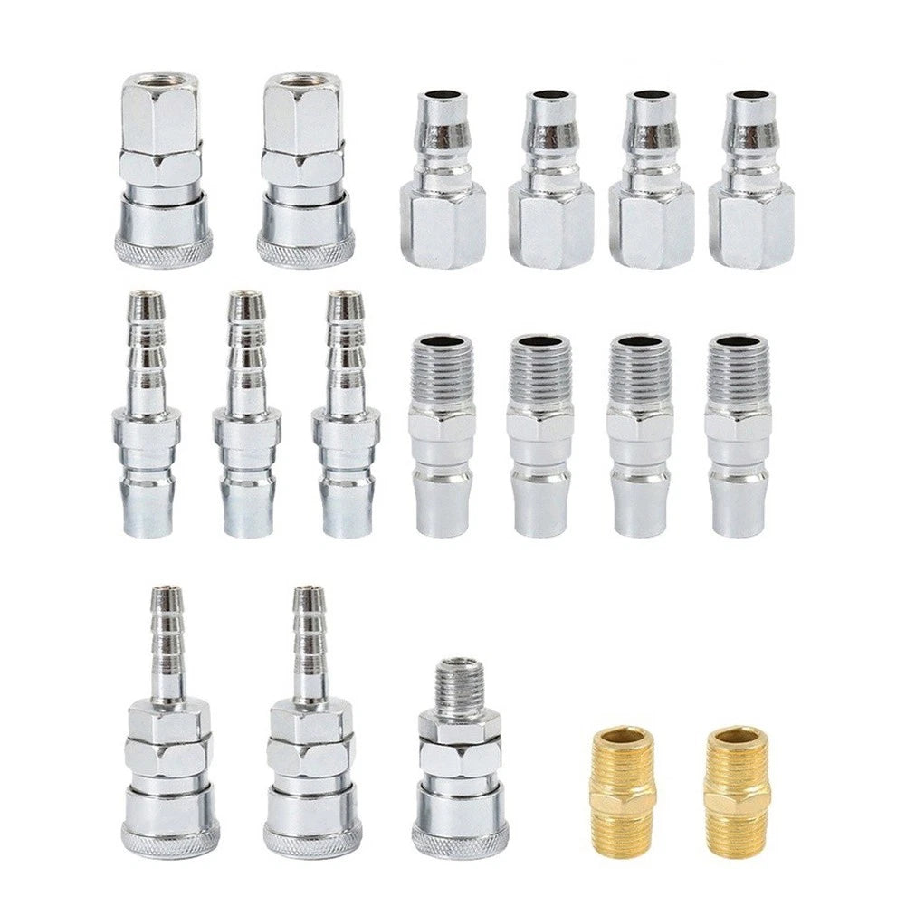 18 Piece Air Tool Quick Connect Kit for Pneumatic Equipment