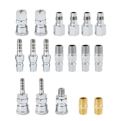 18 Piece Air Tool Quick Connect Kit for Pneumatic Equipment