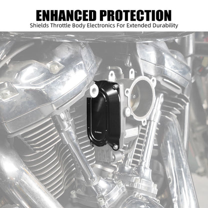 6061 Solid Aluminum Throttle Body Cover for Harley Street Glide FLHX (2017–2023)