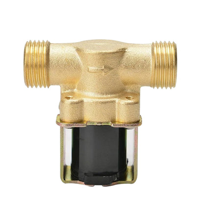 Brass Electric Solenoid Valve 1/2" DC12V for Water System (0-40°C)