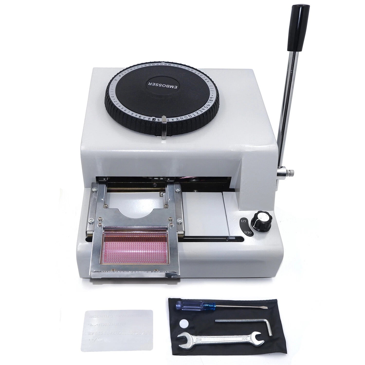 Manual Stamping Machine Card Embosser for PVC ID Printing