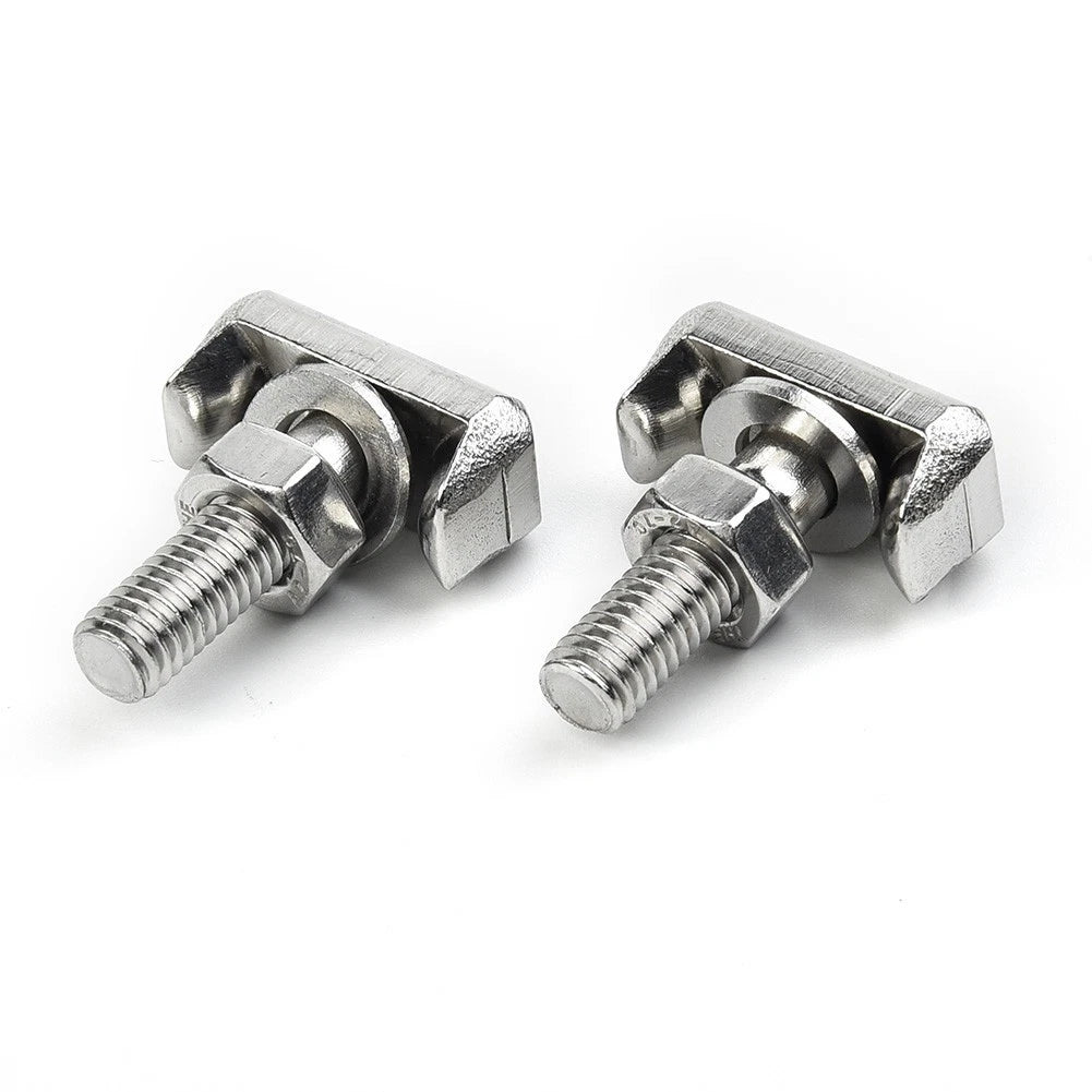 Battery 2pcs T-Bolts Cable Terminal Connectors Replace #6X0915138