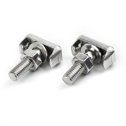 Battery 2pcs T-Bolts Cable Terminal Connectors Replace #6X0915138