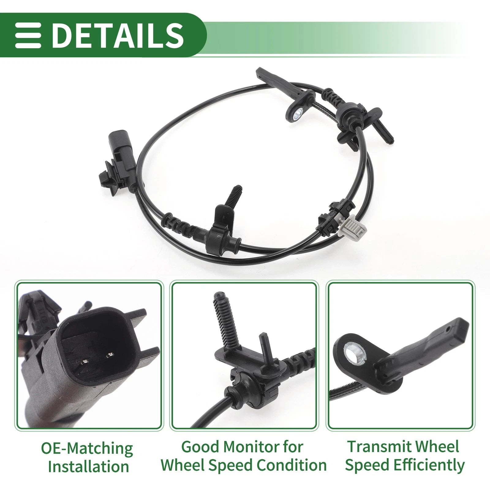 ABS Wheel Speed Sensor No. 84028457 for Cadillac CT6 2.0L (2016–2020)