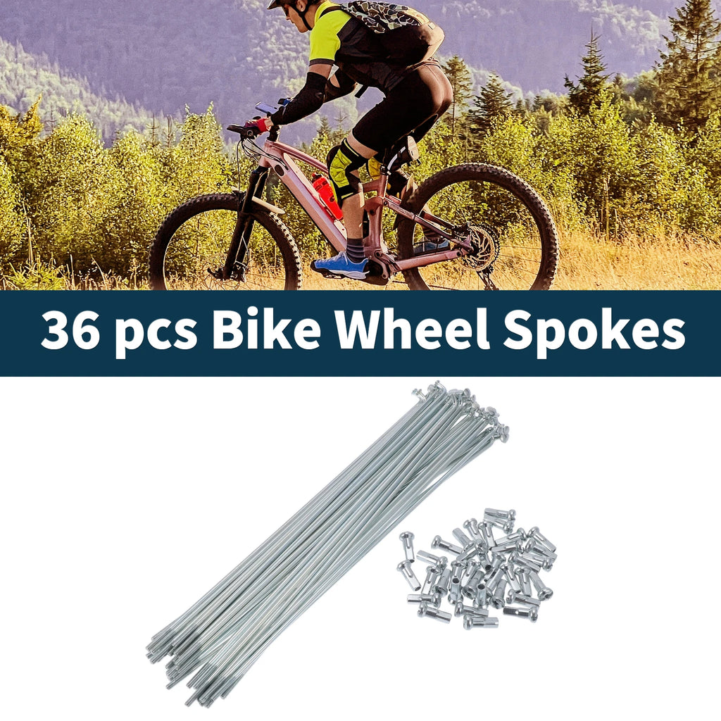 Bicycle Spokes Nipple Replacement 45 Steel Galvanized Universal (13G) (1Set)