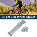 Bicycle Spokes Nipple Replacement 45 Steel Galvanized Universal (13G) (1Set)