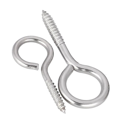 10pcs Eye Hooks Screws for Hanging Shelves Signs Lights
