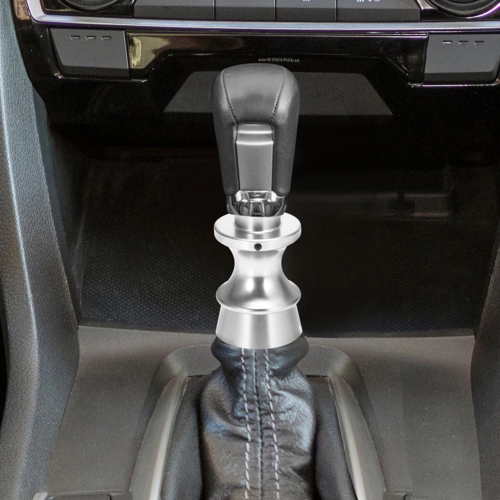 Shift Knob Reverse Lockout Lifter for Subaru BRZ and Toyota Silver Tone (2013–2020)