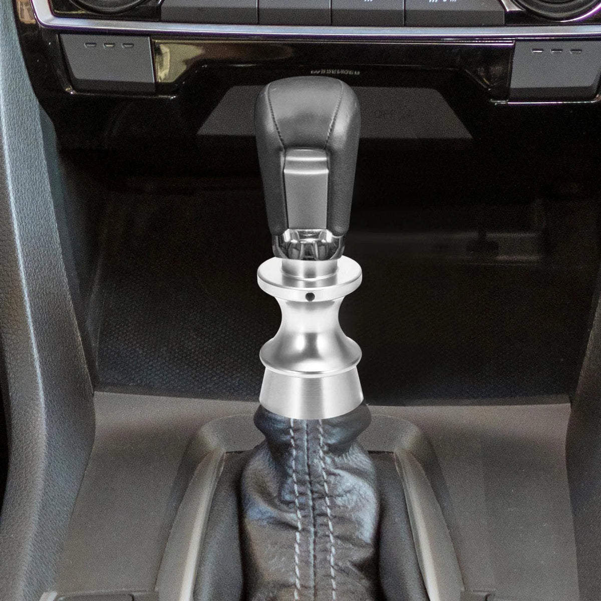 Shift Knob Reverse Lockout Lifter for Subaru BRZ and Toyota Silver Tone (2013–2020)