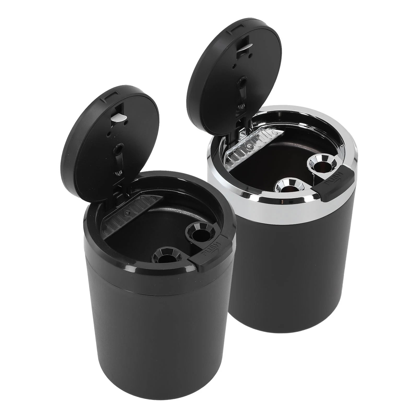 Smokeless Auto Ash Tray with Lid and LED Light for Universal Use (2010–2023)