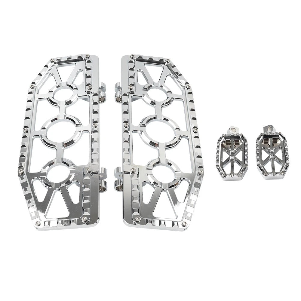 Driver Passenger Floorboard Foot Peg Pedals for Harley Road King (1994–2023)