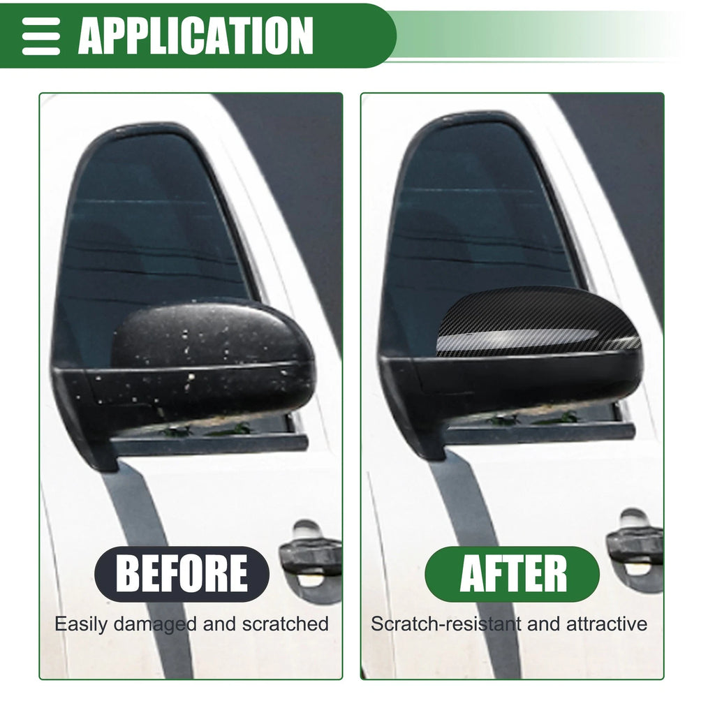 Rearview Mirror Cover Pair Left Right Replacement for Chevrolet Silverado 1500 (2014–2018)