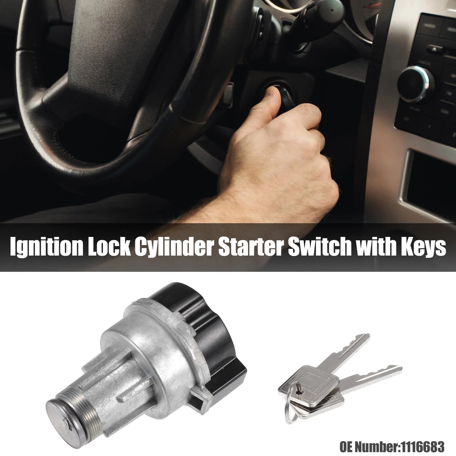 Ignition Lock Cylinder Starter Switch with Keys for Chevrolet B60 (2005–2005)