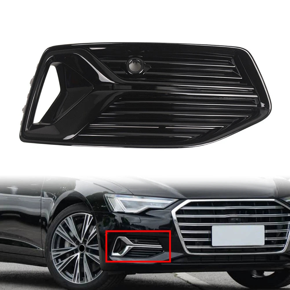 Right Front Bumper Fog Light Grille Cover for Audi A6 S6 C8 (2019–2023)