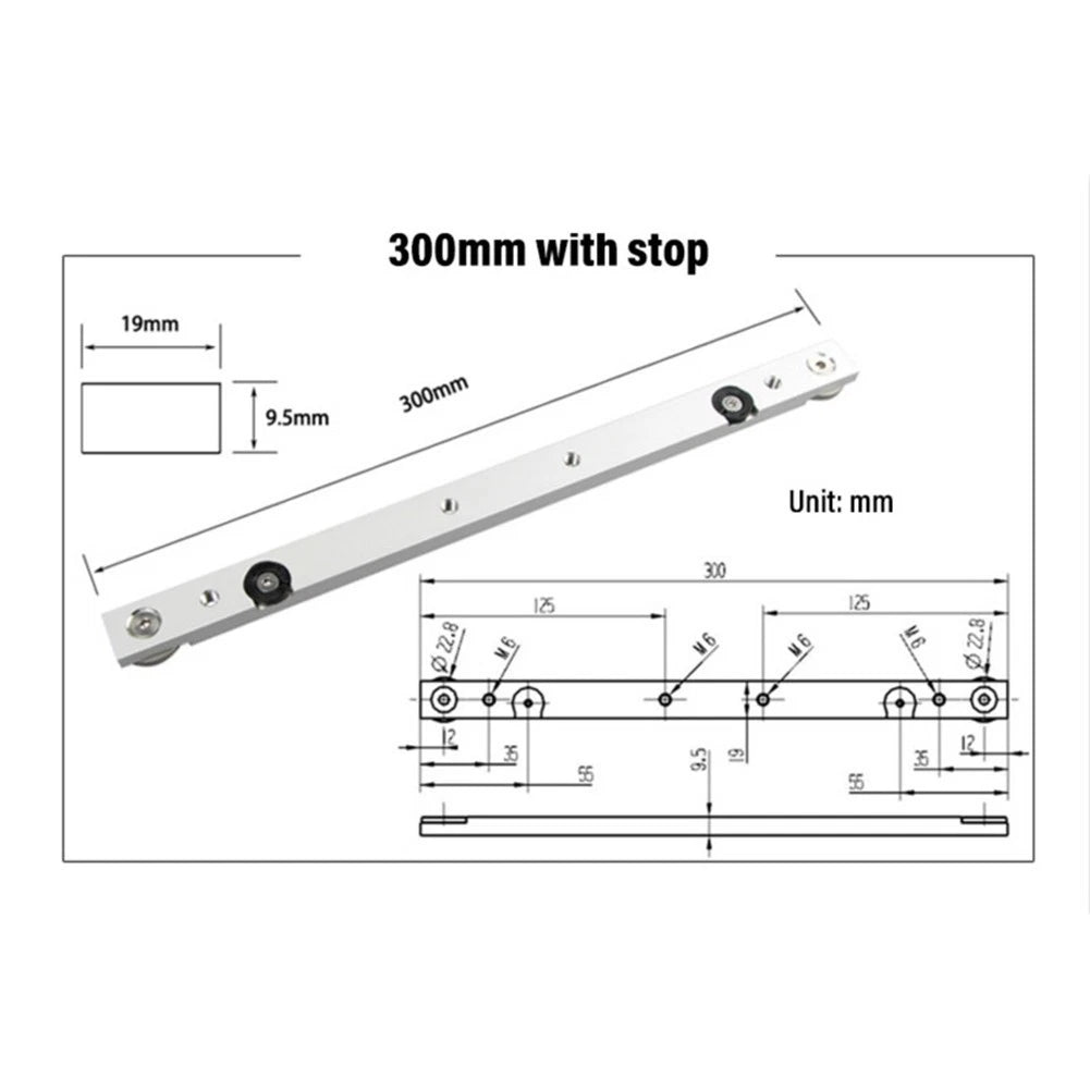 T-Slot Miter Track Slider for Universal Use (30mm)