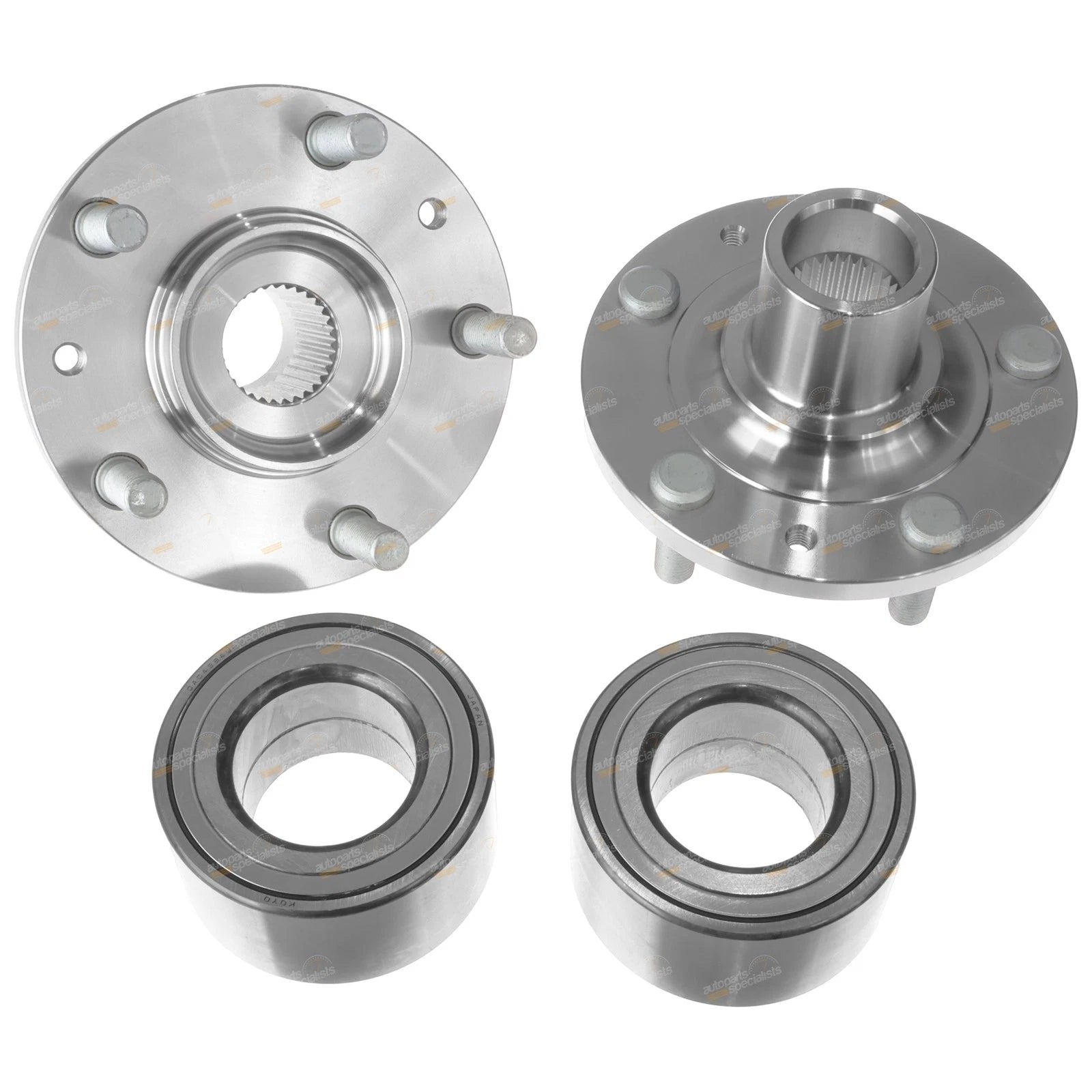 2X Front Wheel Bearing Hubs for Mazda CX-9 (2007–2016)