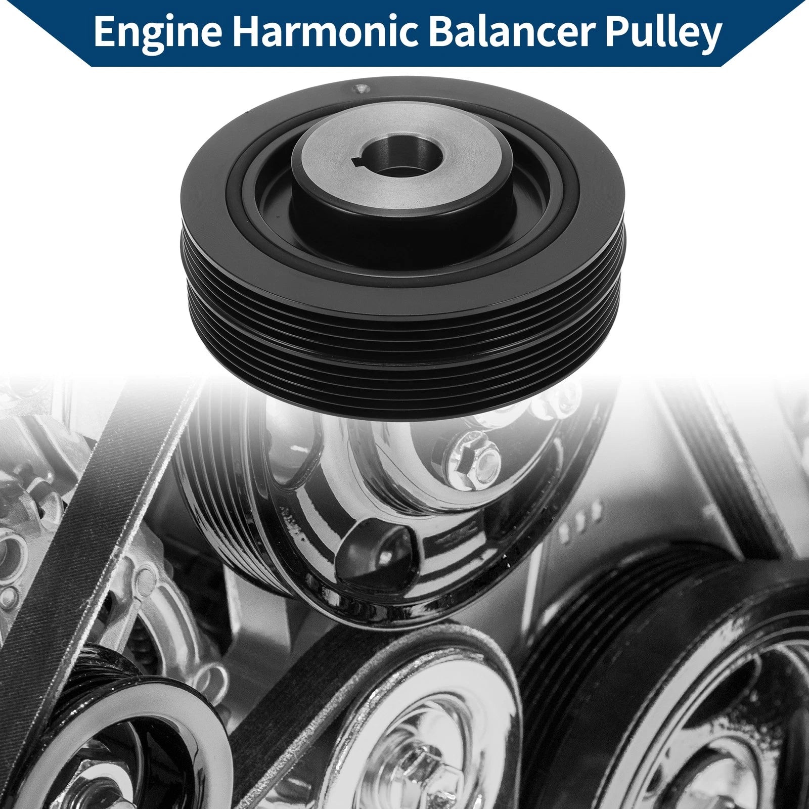 Engine Harmonic Balancer Crank Pulley Replacement for Subaru Legacy (2010–2014)