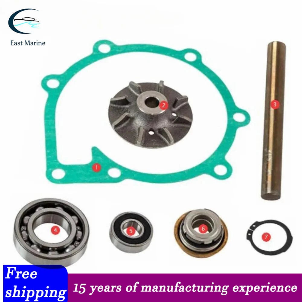 Circulation Pump Kit for Volvo Penta AD41 D41 KAD42 KAMD42 TAMD41 (876544, 876794)