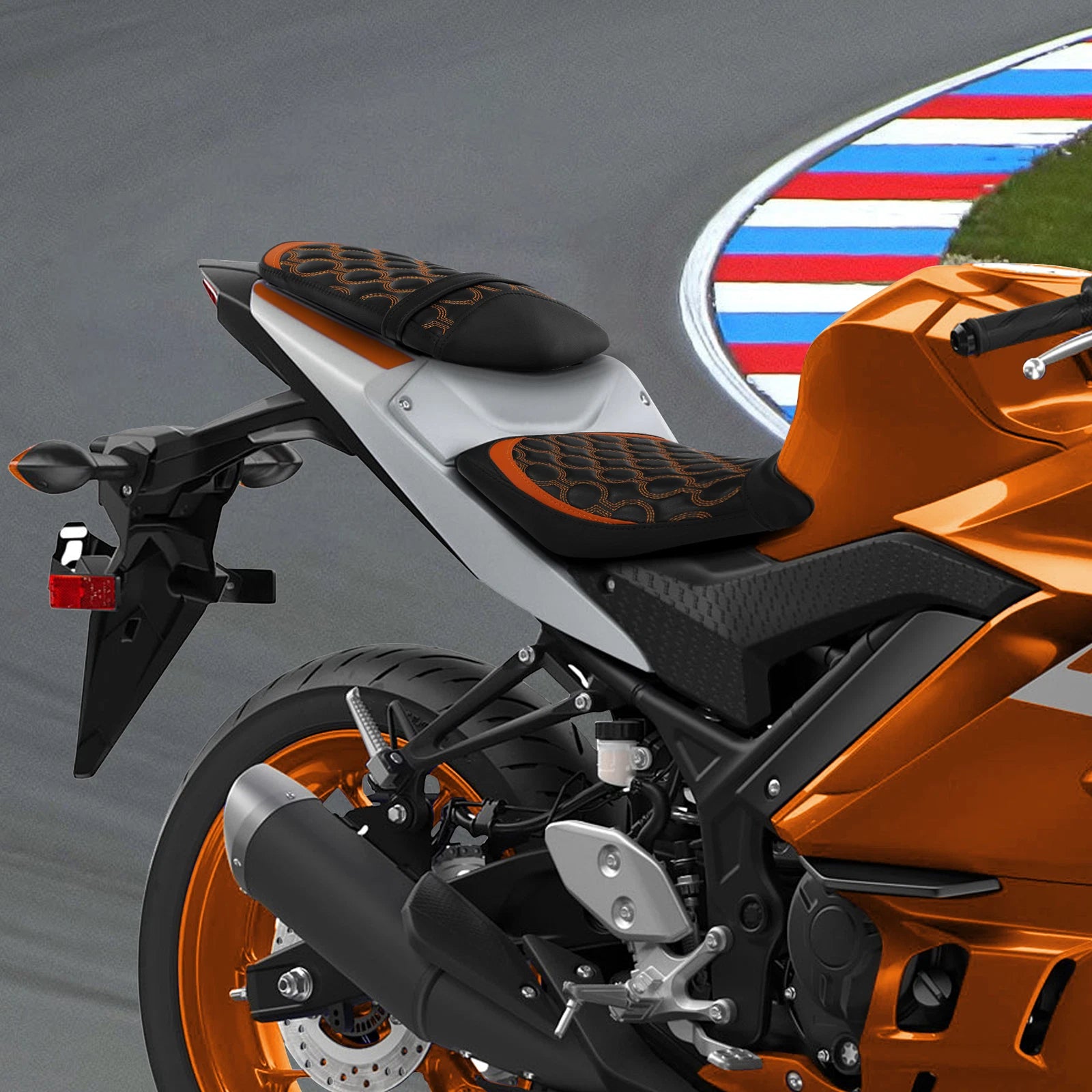 Driver & Passenger Seats for Yamaha YZF R3 (2015–2024)