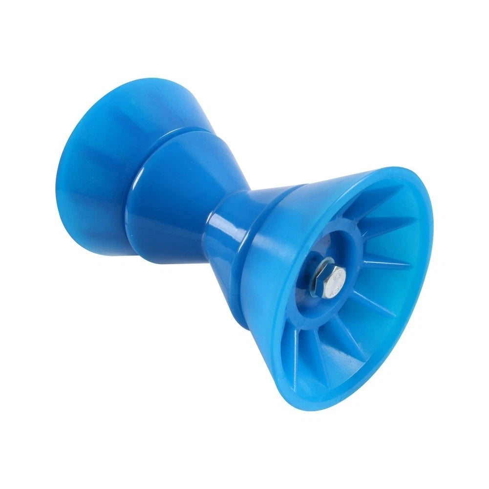 4 Inch Blue PU Bow Bell Roller Assembly for Boat Trailers