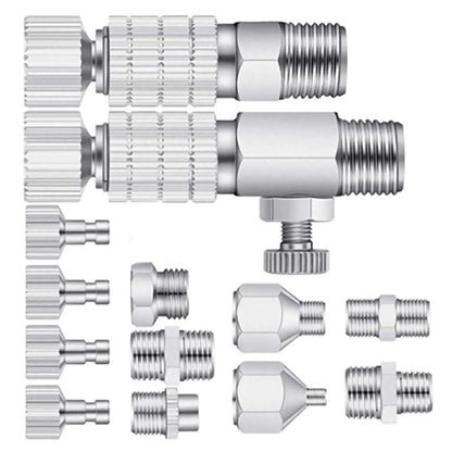 15 Pieces Airbrush Adapter Kit for Spray Guns (Universal)