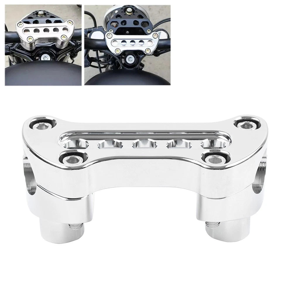 1.5" Handlebar Riser & Top Clamp for Harley Dyna Touring Road Glide