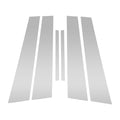 6 Pcs Pillar Window Trim Replacement for Dodge Charger (2011–2021) Silver Tone
