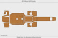EVA Foam Faux Teak Deck Floor for Scout 245 Dorado (2013)