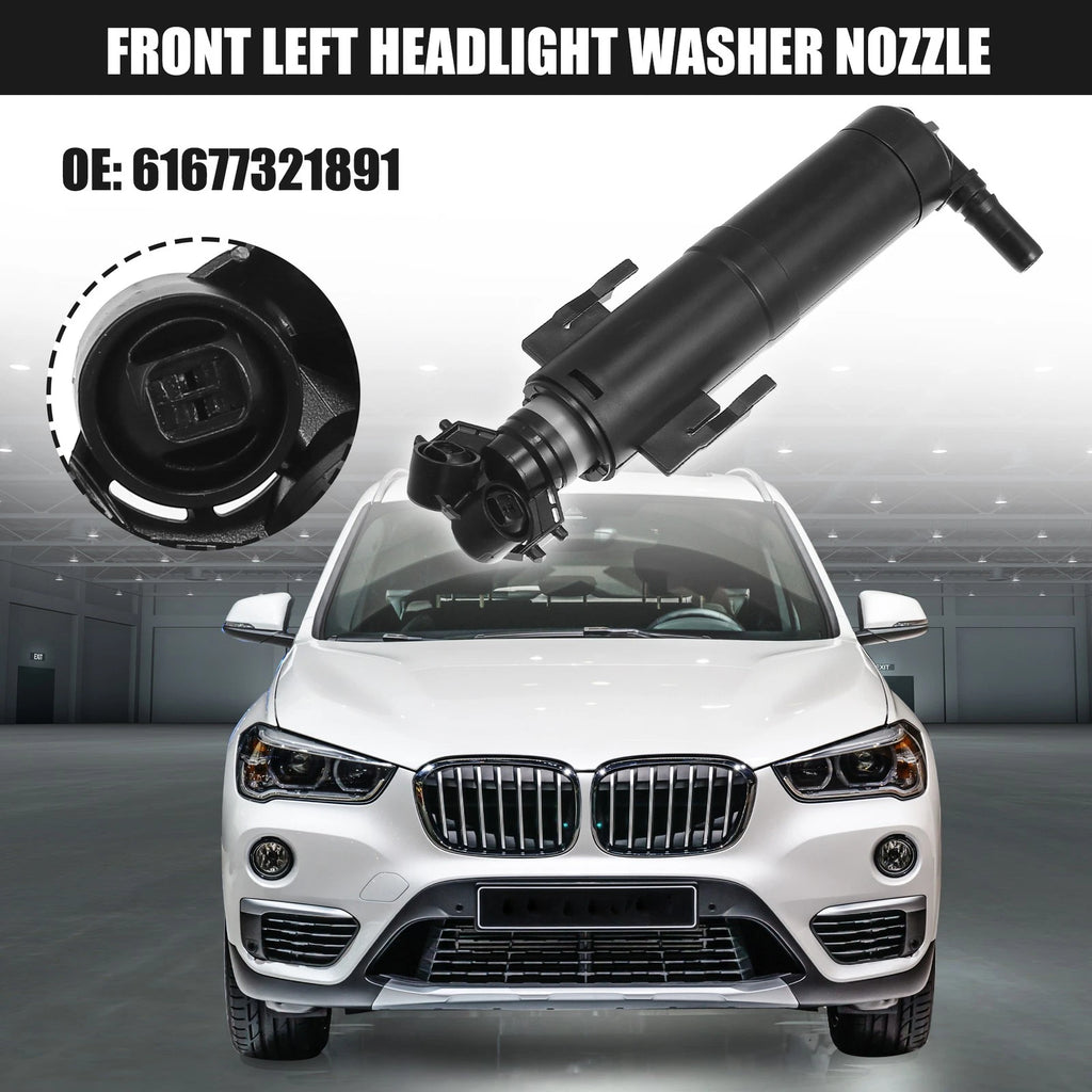 Front Left Headlight Washer Nozzle Replacement for BMW X1 (2013–2015)