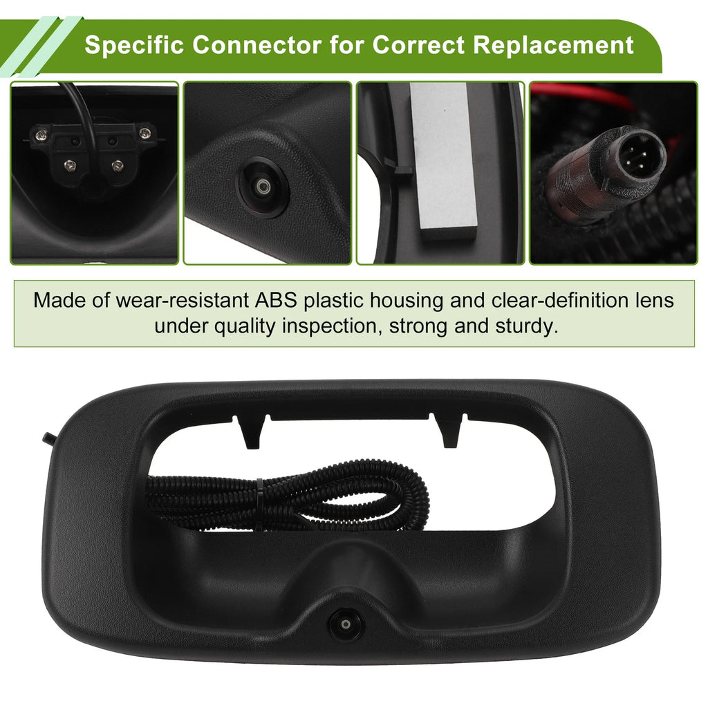 Tailgate Handle Backup Rear View Camera No. 15046512 for Chevrolet Silverado (2014–2019)