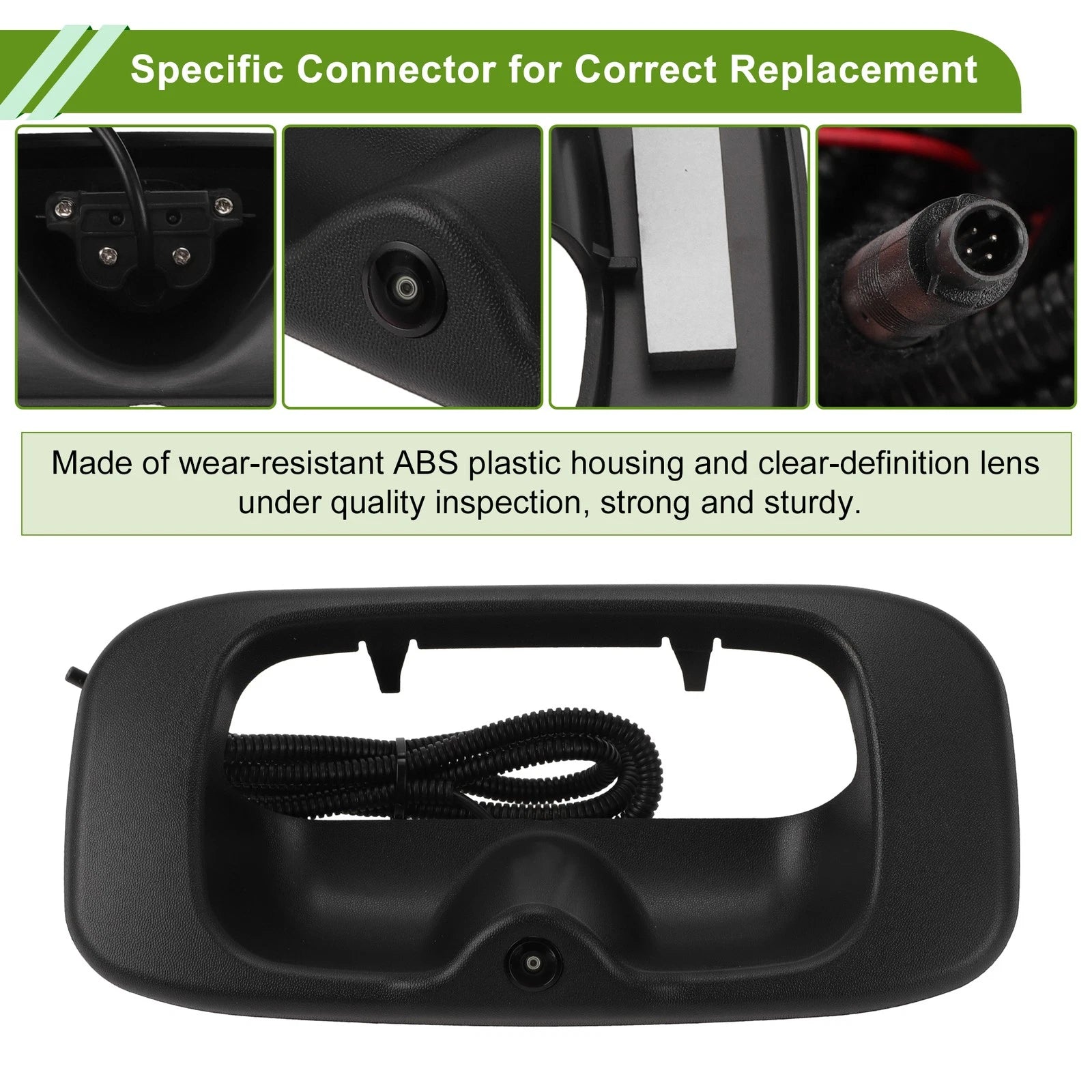 Tailgate Handle Backup Rear View Camera No. 15046512 for Chevrolet Silverado (2014–2019)