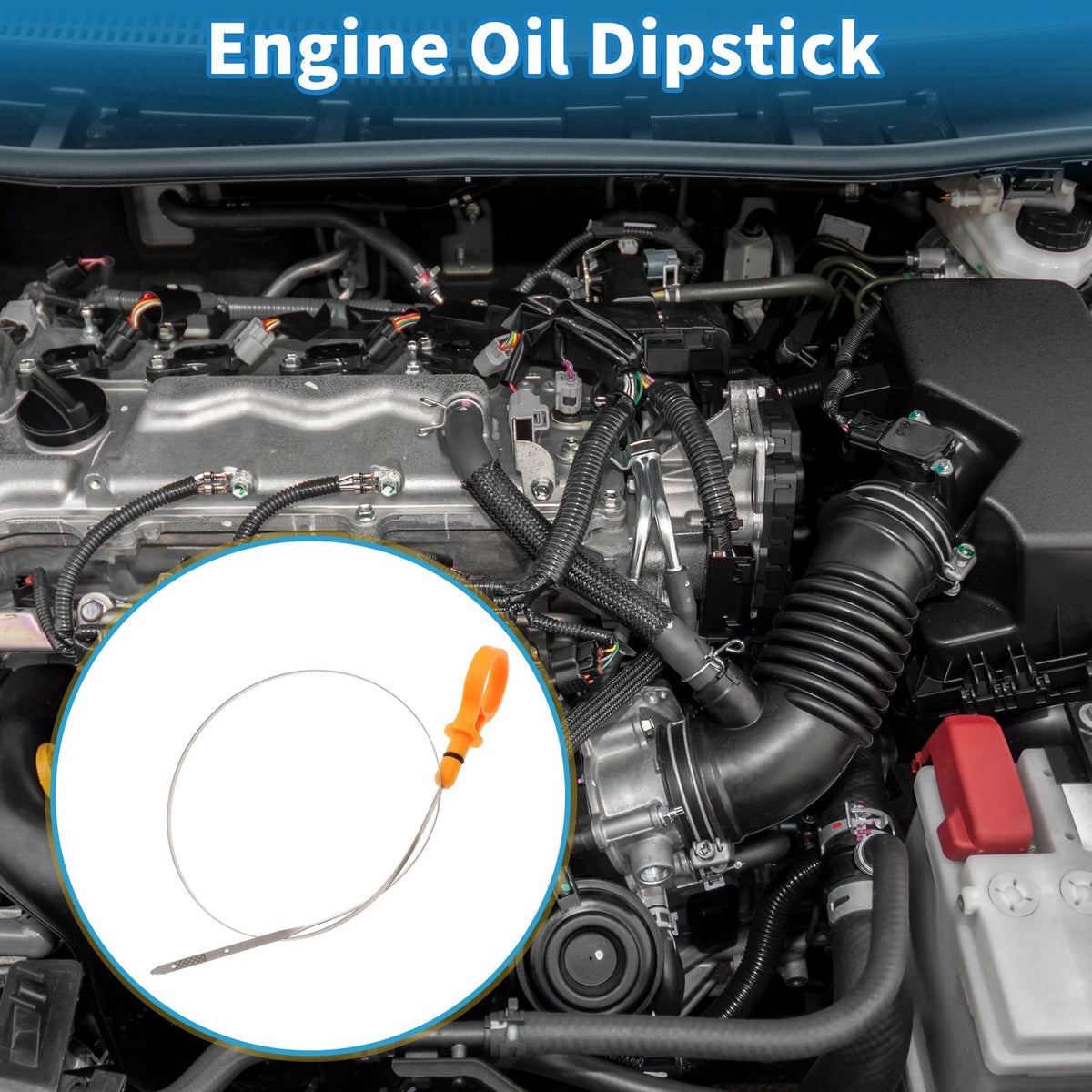 Engine Oil Dipstick No.CJ5E6750AB for Ford Edge (2015–2023)
