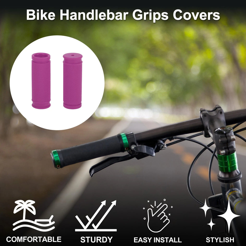 Bike Handlebar Grip Cover 85mm Soft MTB End Grips Protector for 1 Pair