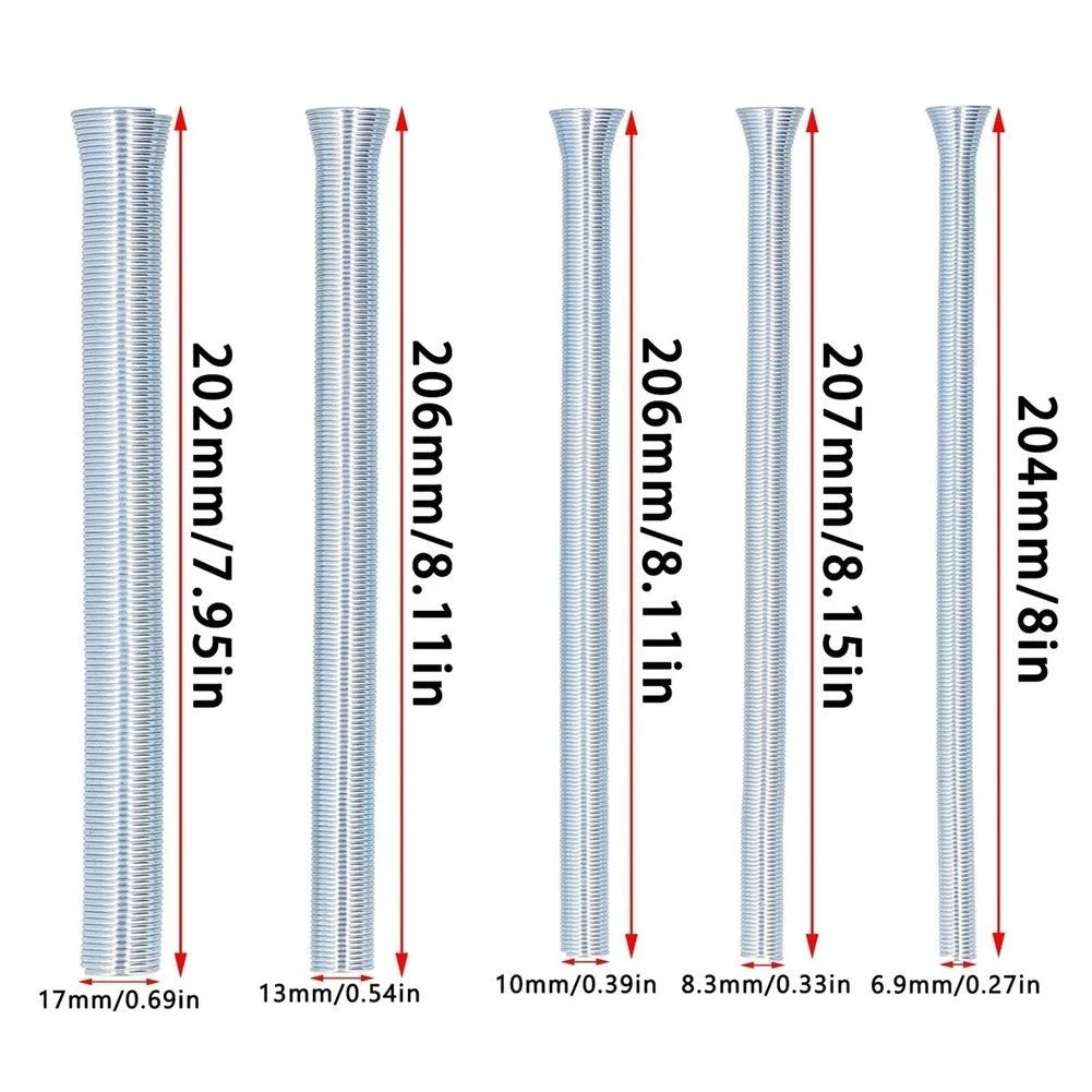 Tool Steel Tube Bending Spring Set for Smooth Bend Without Kinking