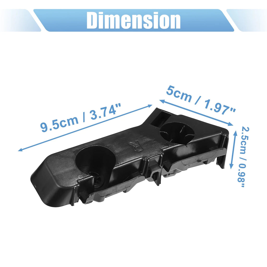 Front Bumper Bracket Pair Left Right Replacement for Dodge Charger (2011–2014)