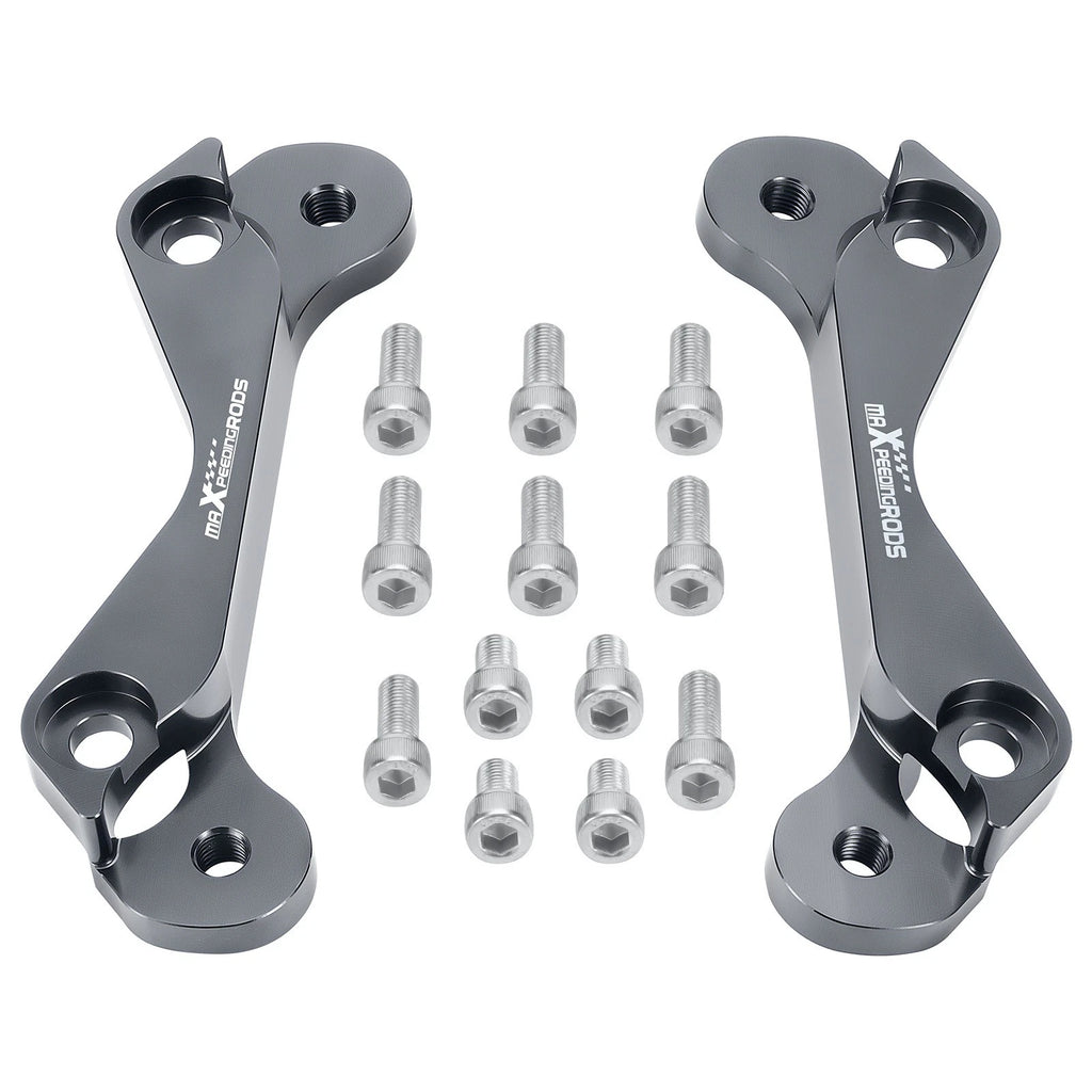 Caliper Bracket Adapter for Subaru Forester/Legacy (2009–2018) Gray w/Hardware