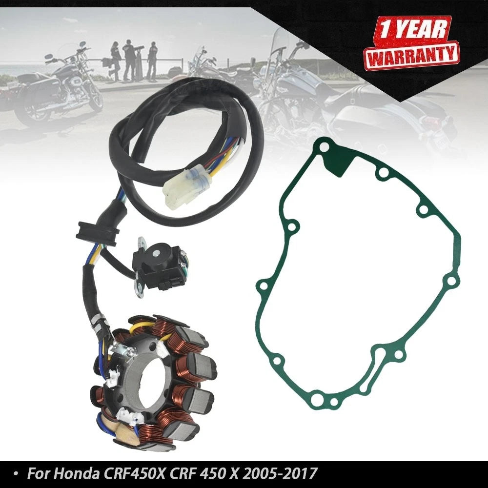 Stator & Gasket for Honda CRF450X (2005–2017)