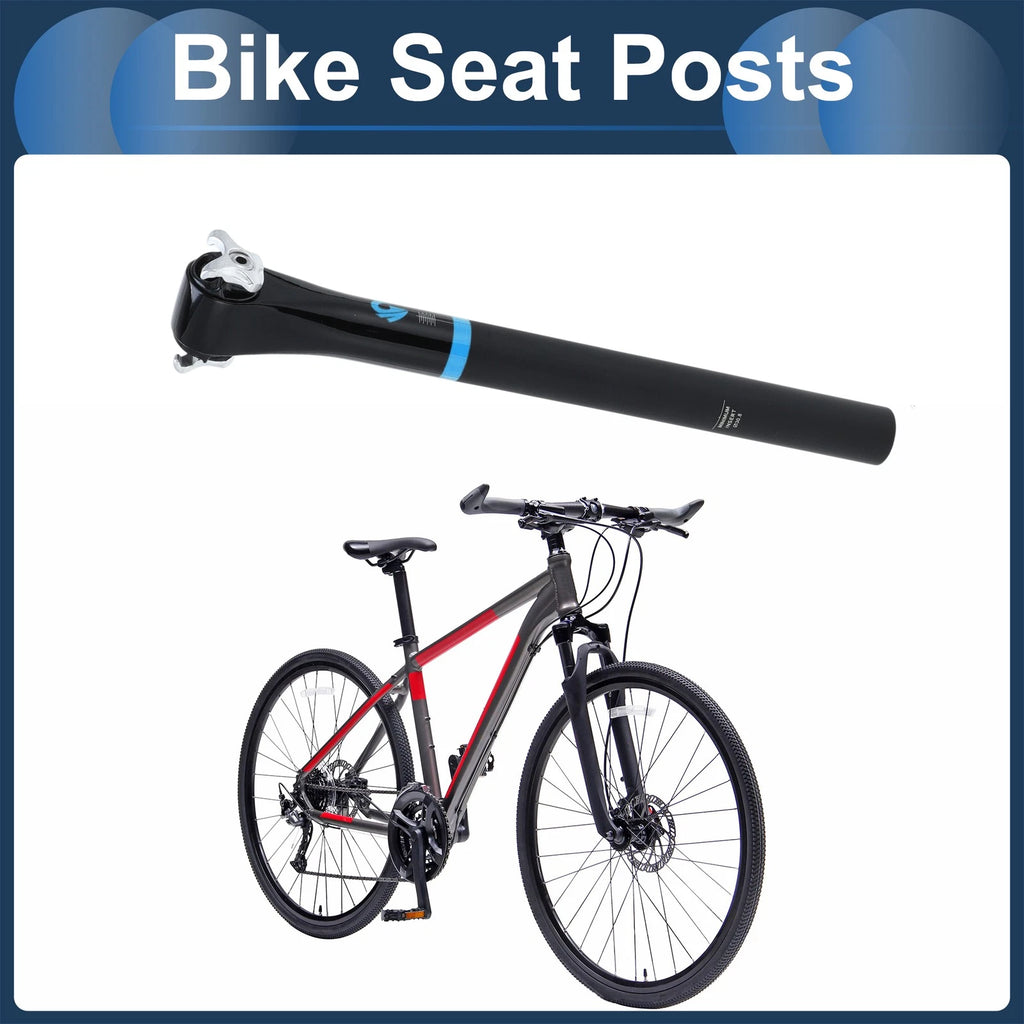 Seat Post Offset 20 Degree Gloss Black for Bike Road MTB (2014–2024)