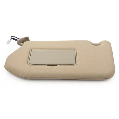 Left Side Sun Visor Cover for Nissan Pathfinder (2013–2018) 16 BeigeCar