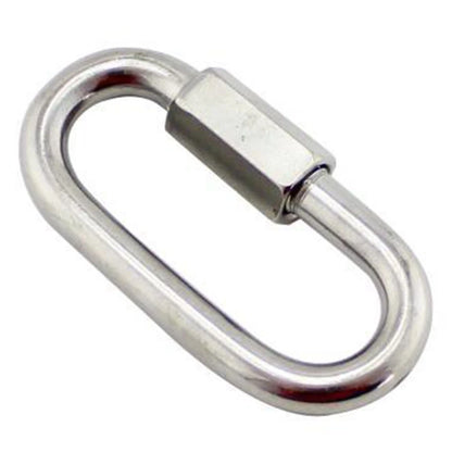 8mm to 12mm Stainless Steel Quick Link Connector for Pet Chains (Outdoors)