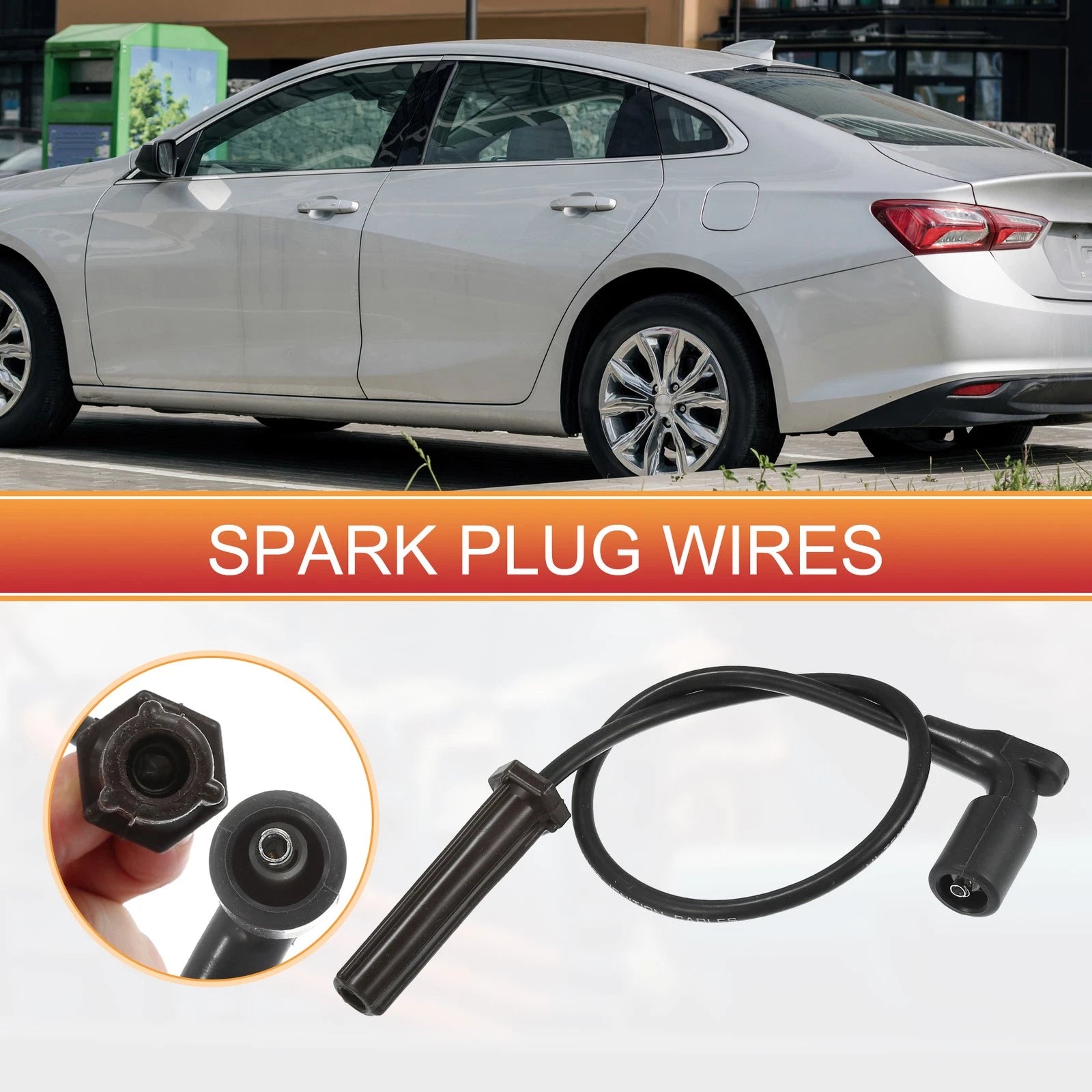 6pcs Spark Plug Wire Ignition Coil Cable Replacement for Chevrolet Uplander (2005–2007)