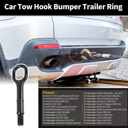 Tow Hook No.1T0805615A for Audi A3 (2004–2013) Towing Eye Hook