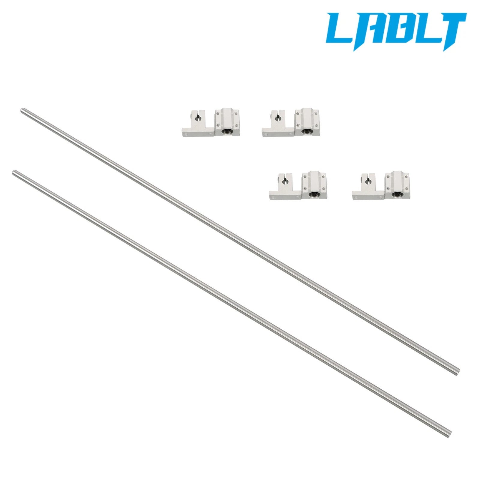2X Rail Guide 8mm × 650mm for SK8 Rail Support & SCS8UU Bearings