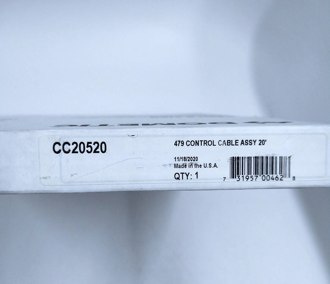 Control Cable Assembly 20ft for Dometic CC20520, 479