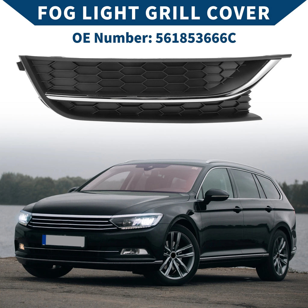 Front Right Fog Light Grill Replacement for Volkswagen Passat (2012–2015)