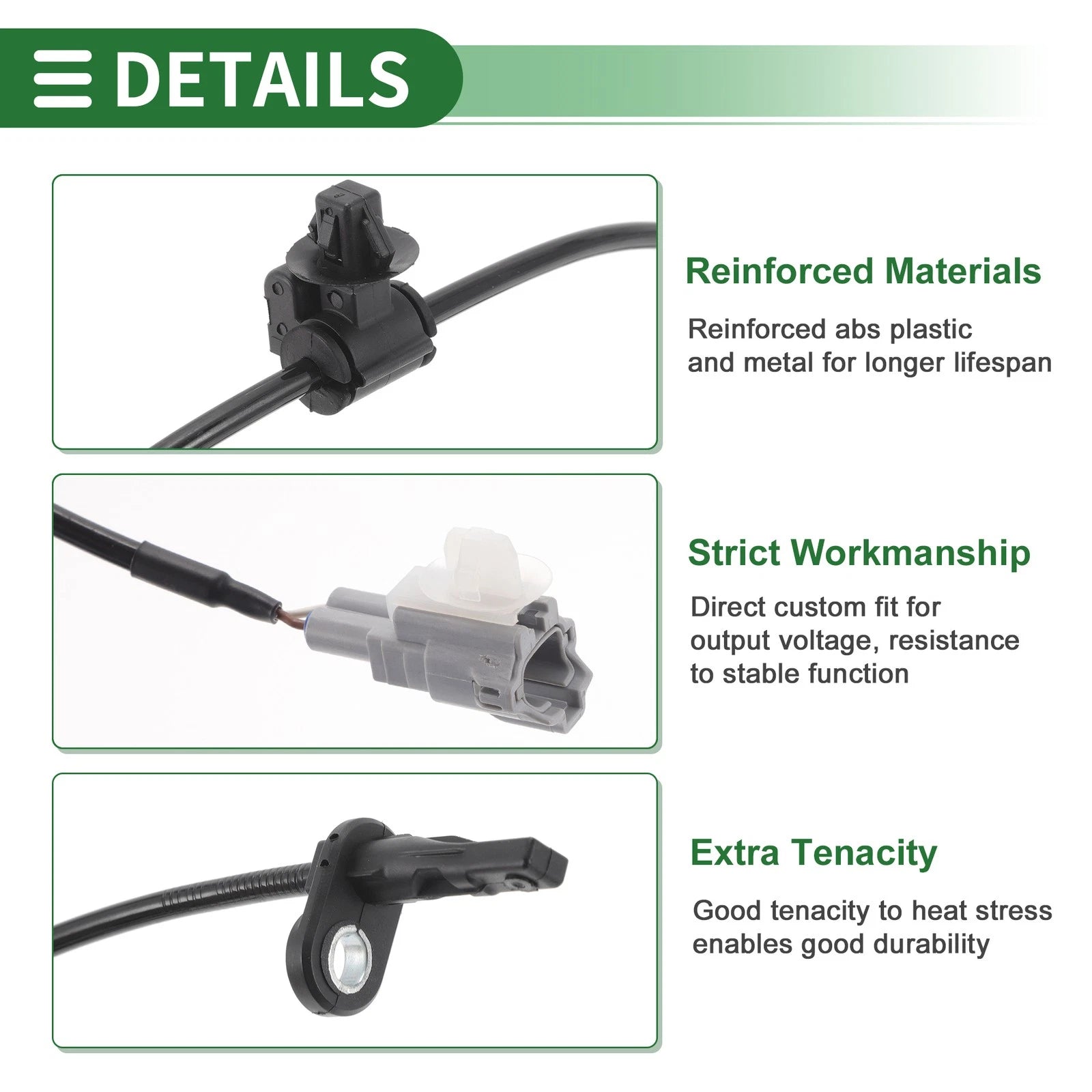 ABS Wheel Speed Sensor for Subaru Legacy Rear Right (2010–2017)